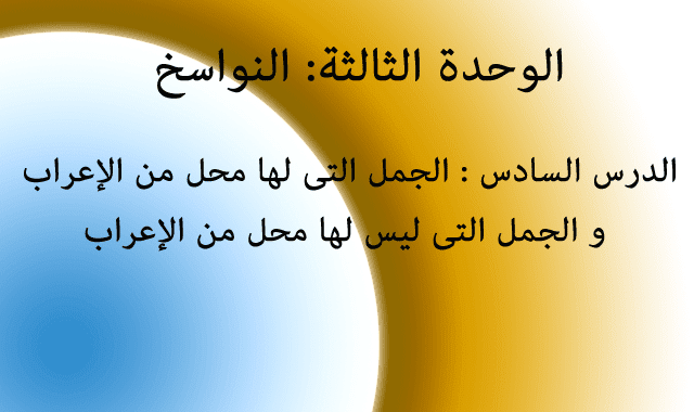 الجمل التى لها محل من الاعراب - قاعدة سهلة بسيطة تجعلك تعرف الجمل التي لها محل من الاعراب 2703