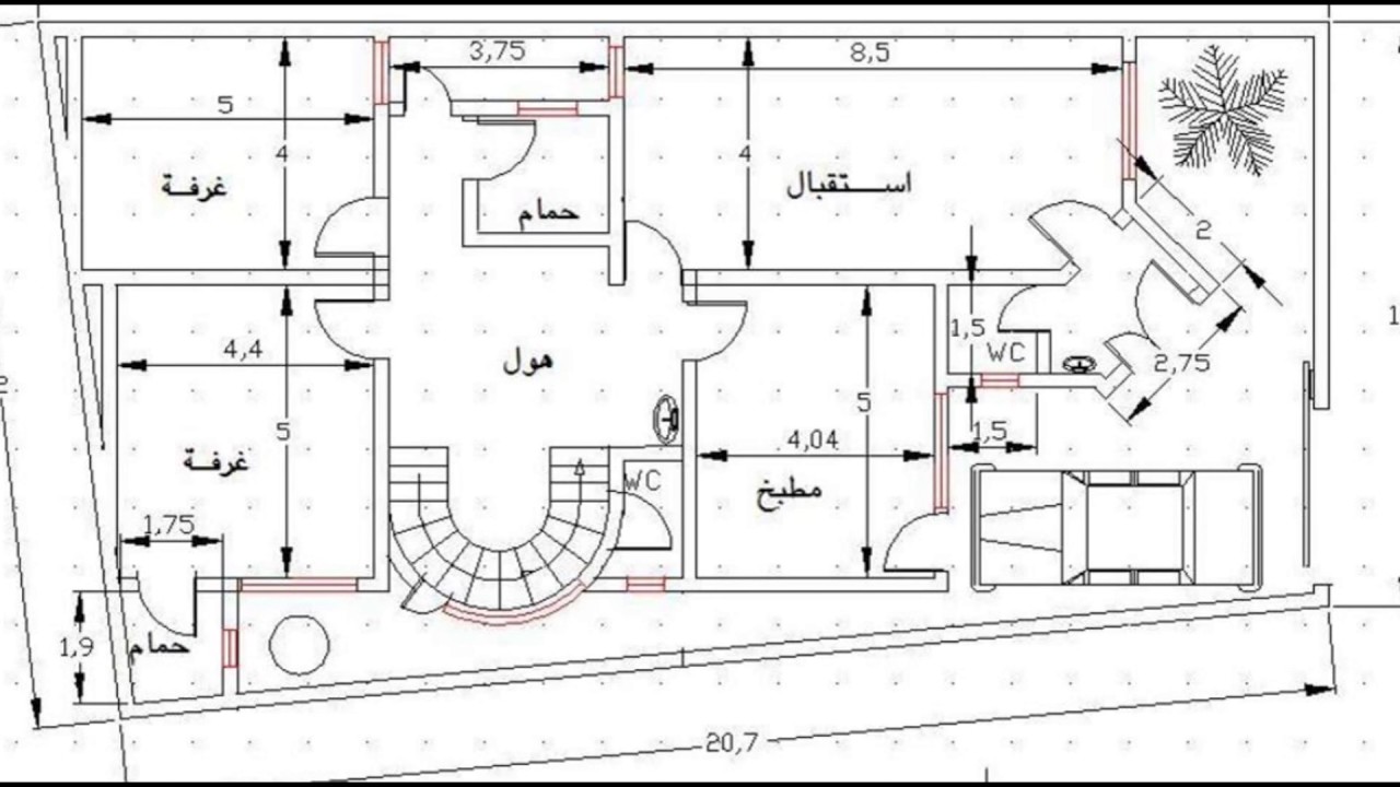 تصاميم منازل تونسية صغيرة المساحة - ارق تصميم تتخيله 3536 2