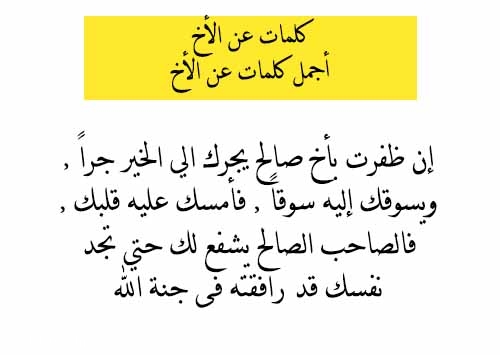 اجمل بيت شعر عن الاخ - تعرفي علي رفيق دربك وسندك في الحياة 2668 10